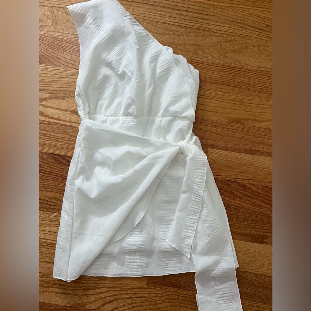 White Wrap Dress